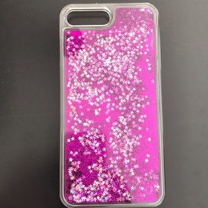 IPhone 8 plus glitter quicksand case